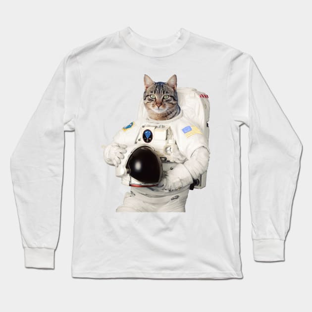 ASTRO CAT Long Sleeve T-Shirt by hslim